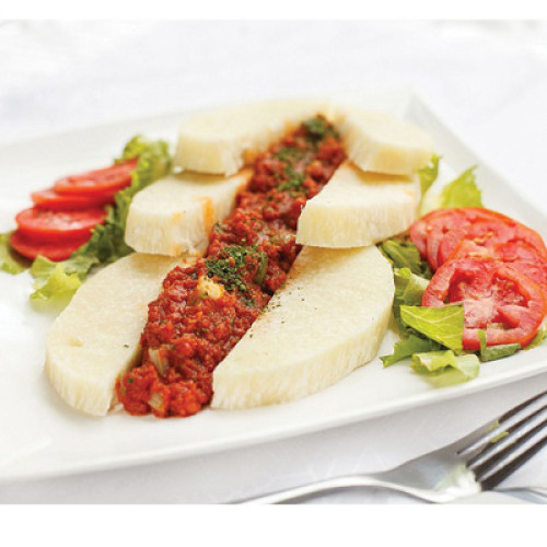 Yam and Egg Sauce